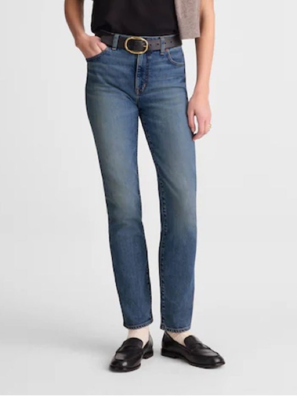 Madewell Petite Jules Slim Straight Jeans Sz 27P